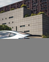 Tesla Model 3 Performance Long Range Standard Base 2017 2018 2019 2020 2021 2022 2023 with Aftermarket Parts - "Hacker" V4 Rear Ducktail Spoiler Carbon Fiber / FRP from Robot Craftsman